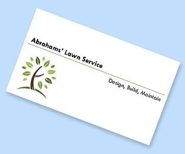 abrahams business cards